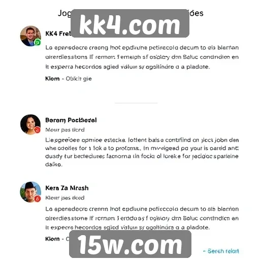 Jogadores opinam sobre a experiência em kk4.com